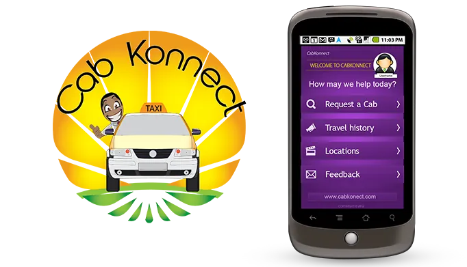Cabkonekt — Android taxi-hailing app, Ghana