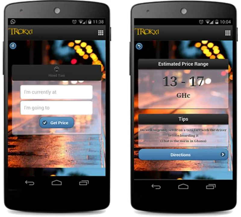 Trokxi — Android transport app, Ghana